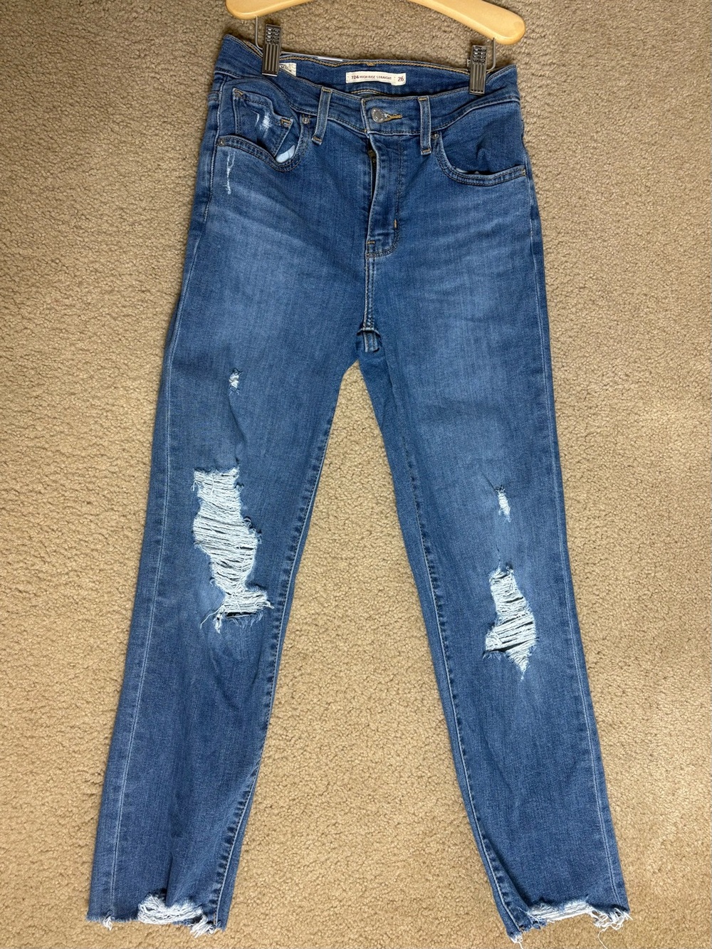 Women’s Levi’s 724 High Rise Straight Size 26